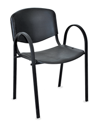Silla visita Punto con brazos apilable AL-822