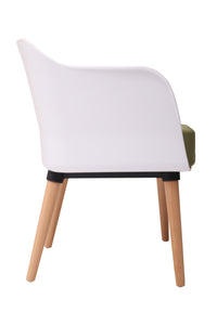 Silla de visita Tulip tapizado AL-3032