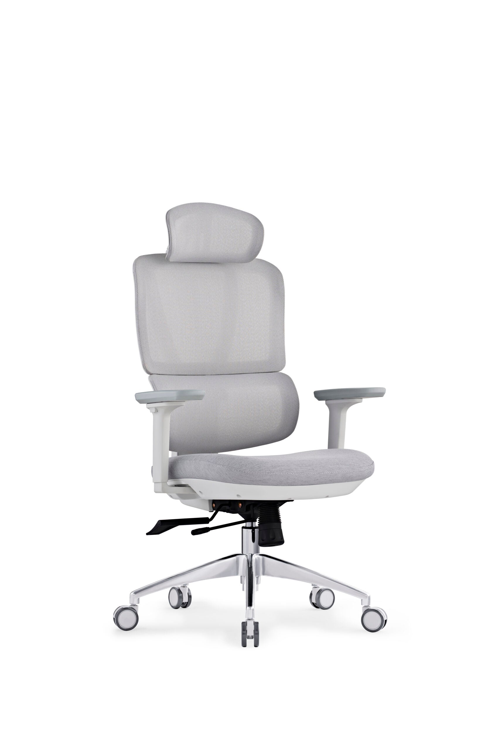silla-ejecutiva-fritz-cabecera-ajustable-gris-malla-comoda